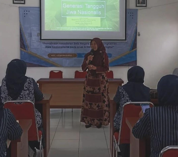 Menguatkan masyarakat yang inklusif dan damai dengan Pembinaan Kesadaran Bela Negara dalam Meningkatkan Jiwa Nasionalisme pada Anak dan Remaja di Era Digital.
