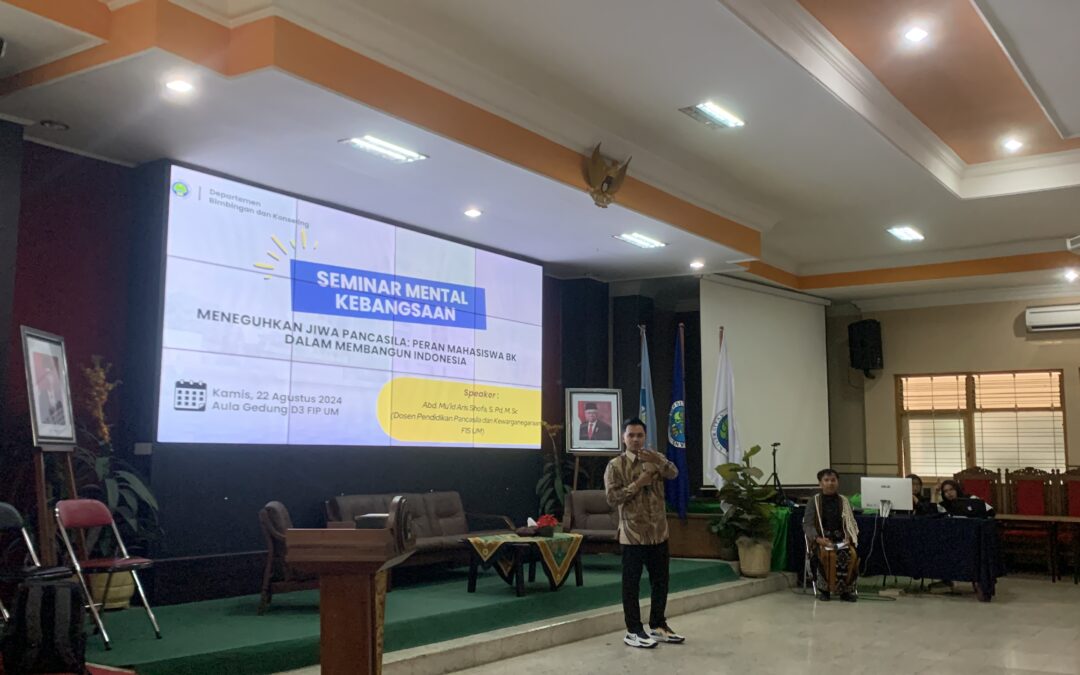 Seminar Mental Kebangsaan: BK UM Gandeng Tim Pengembang Lapasila untuk Meneguhkan Jiwa Pancasila Mahasiswa Baru
