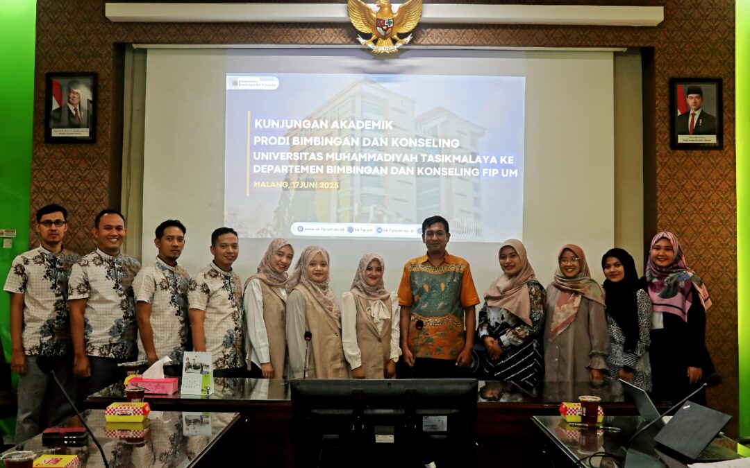 Kunjungan Akademik Universitas Muhammadiyah Tasikmalaya ke Departemen BK FIP UM: Jalin Kolaborasi Lewat Diskusi Hangat
