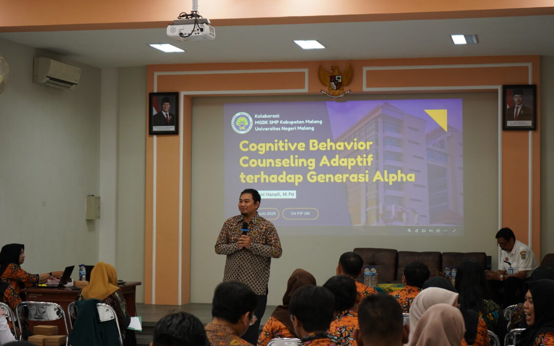 Departemen BK FIP UM dan MGBK SMP Kabupaten Malang Gelar Pelatihan Adaptive Cognitive Behavioral Counseling untuk Generasi Alpha